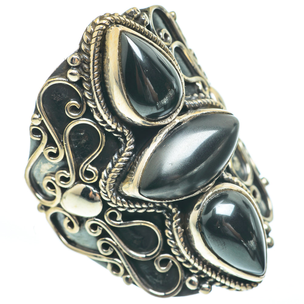 Hematite Rings handcrafted by Anasilvercos - RING61873