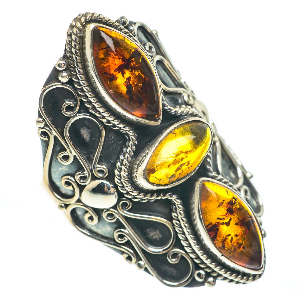 Baltic Amber Rings handcrafted by Anasilvercos - RING61886