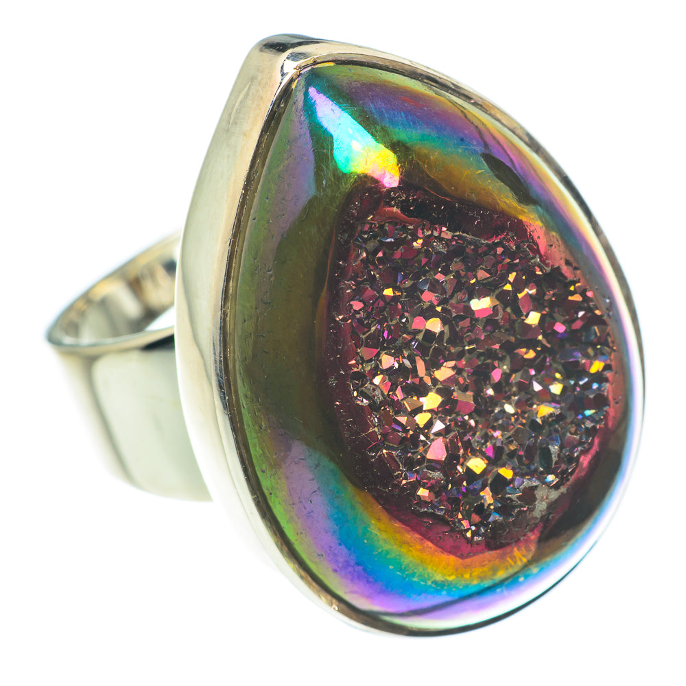 Titanium Druzy Rings handcrafted by Anasilvercos - RING61890