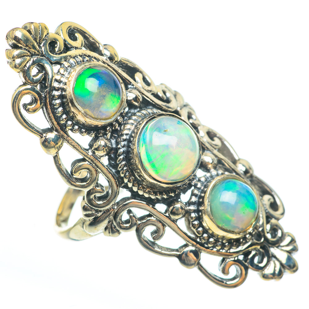 Ethiopian Opal Rings handcrafted by Anasilvercos - RING61898