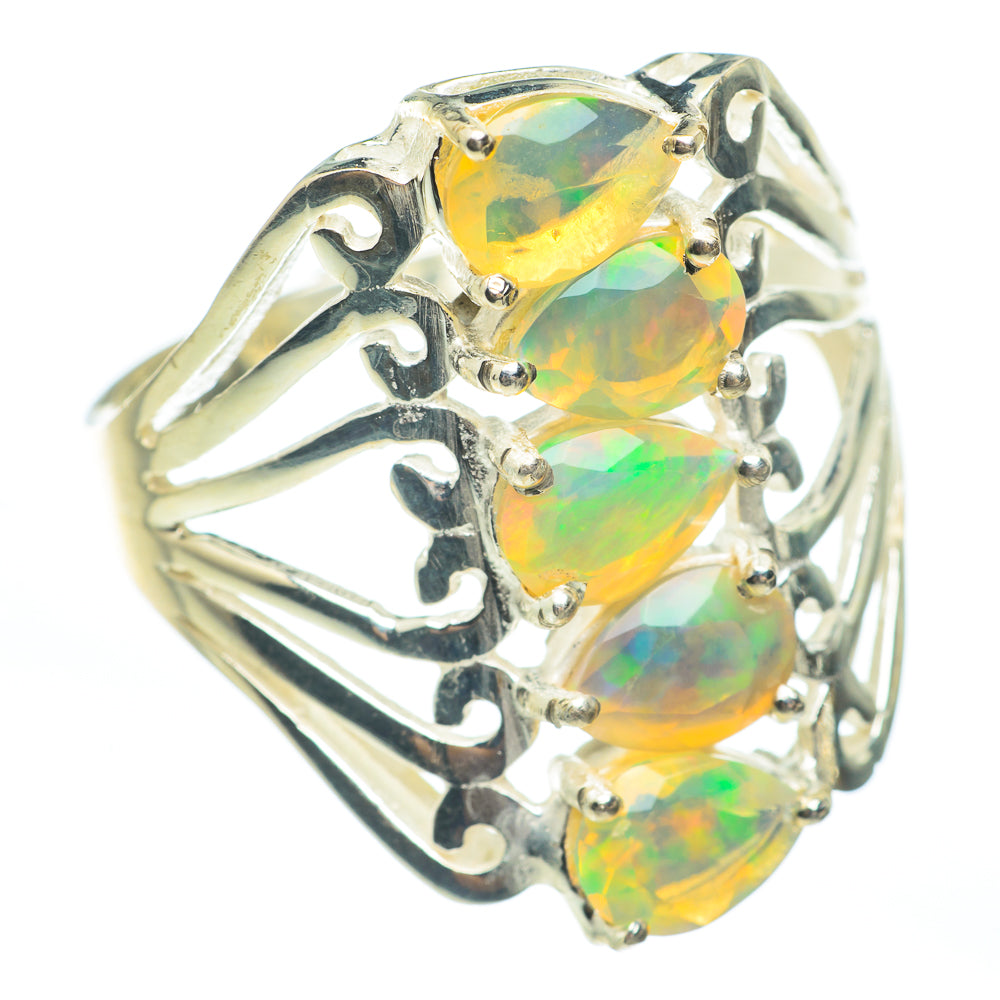 Ethiopian Opal Rings handcrafted by Anasilvercos - RING61900