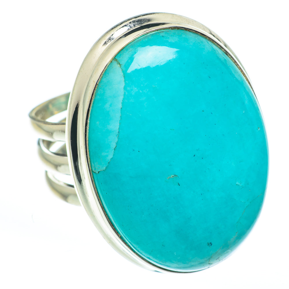 Peruvian Amazonite Rings handcrafted by Anasilvercos - RING61905