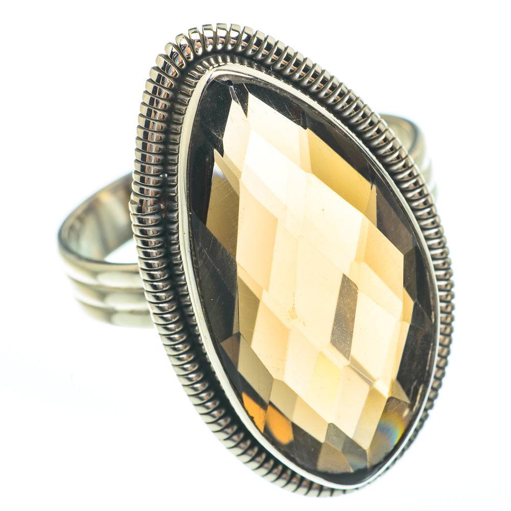 Smoky Quartz Rings handcrafted by Anasilvercos - RING61931