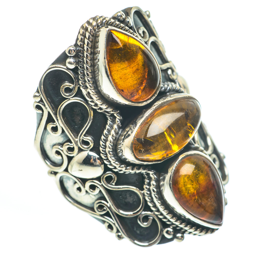 Baltic Amber Rings handcrafted by Anasilvercos - RING61932