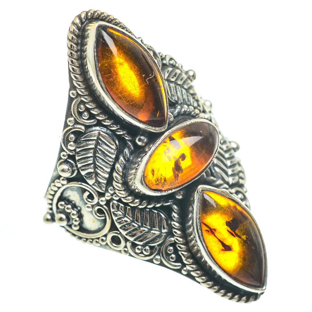 Baltic Amber Rings handcrafted by Anasilvercos - RING61934