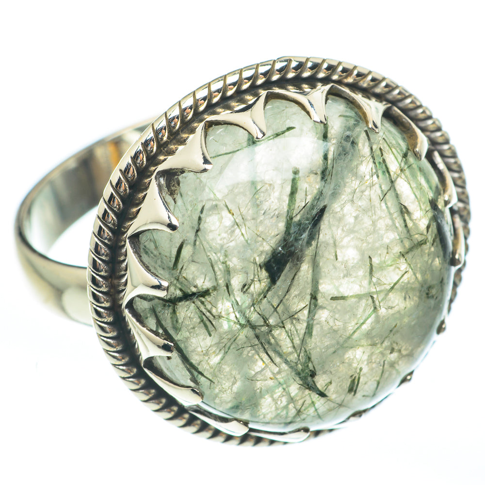Tourmalinated Quartz Rings handcrafted by Anasilvercos - RING61938