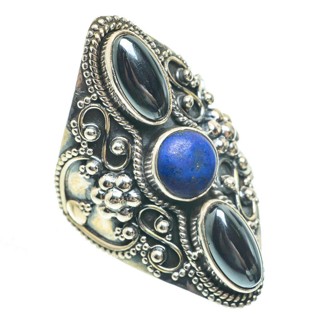 Lapis Lazuli Rings handcrafted by Anasilvercos - RING61945