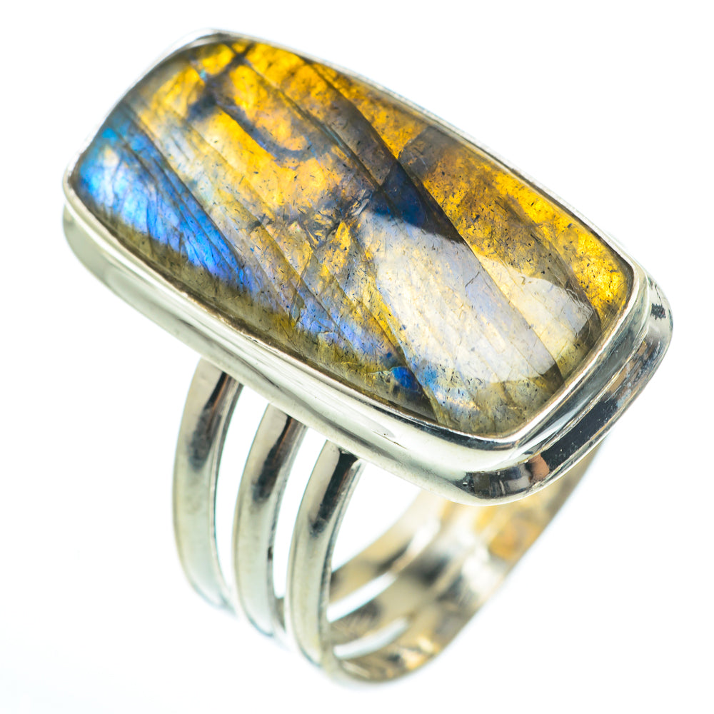 Labradorite Rings handcrafted by Anasilvercos - RING61946