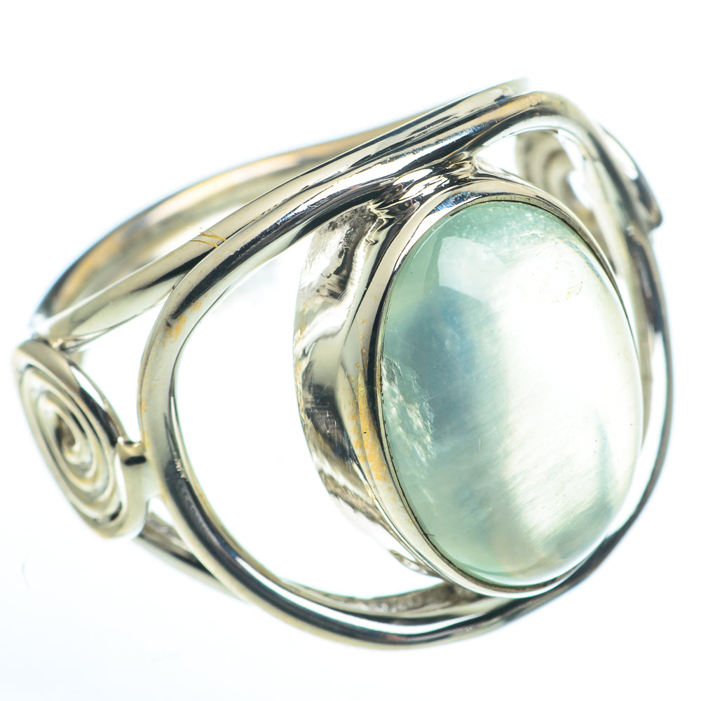 Blue Fluorite Rings handcrafted by Anasilvercos - RING61954