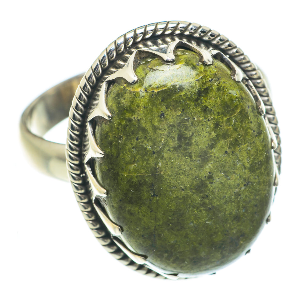Rainforest Jasper Rings handcrafted by Anasilvercos - RING61955