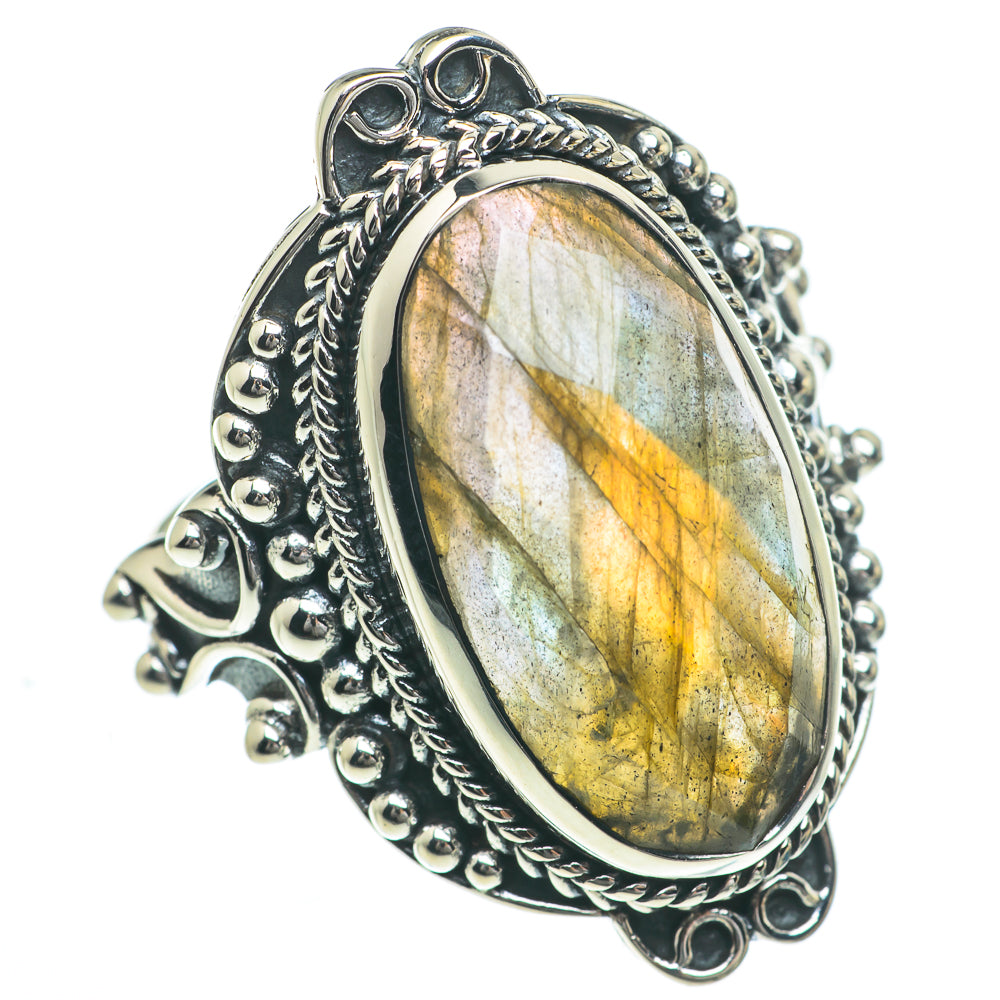 Labradorite Rings handcrafted by Anasilvercos - RING61962