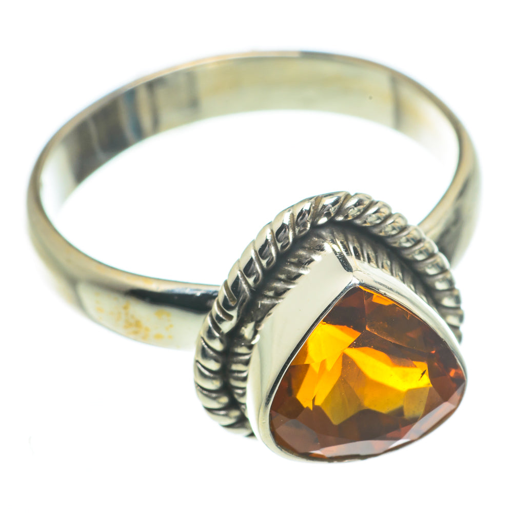 Mandarin Citrine Rings handcrafted by Anasilvercos - RING61963