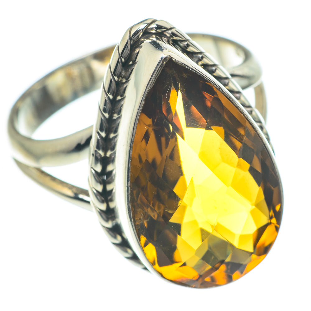 Mandarin Citrine Rings handcrafted by Anasilvercos - RING61998