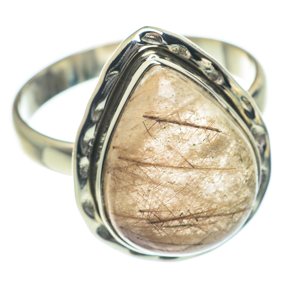 Rutilated Quartz Rings handcrafted by Anasilvercos - RING62009