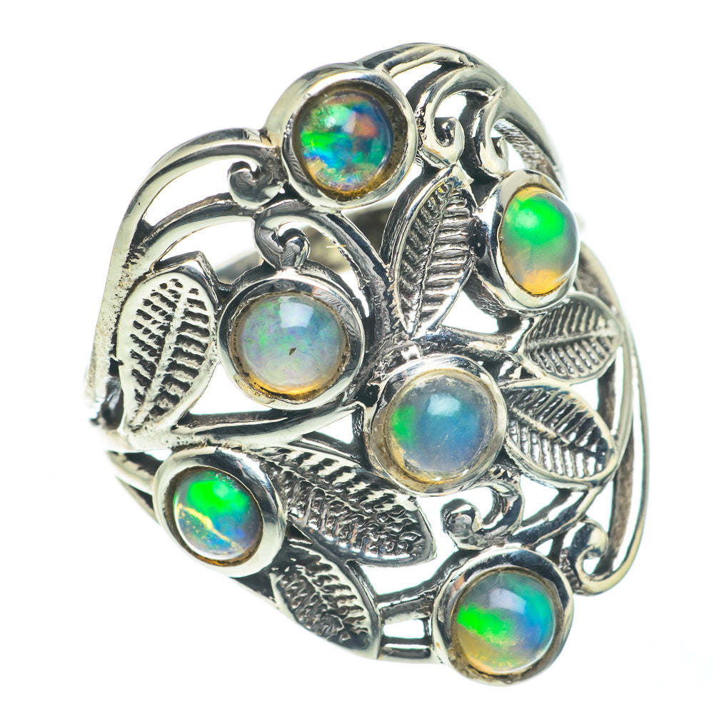 Ethiopian Opal Rings handcrafted by Anasilvercos - RING62017