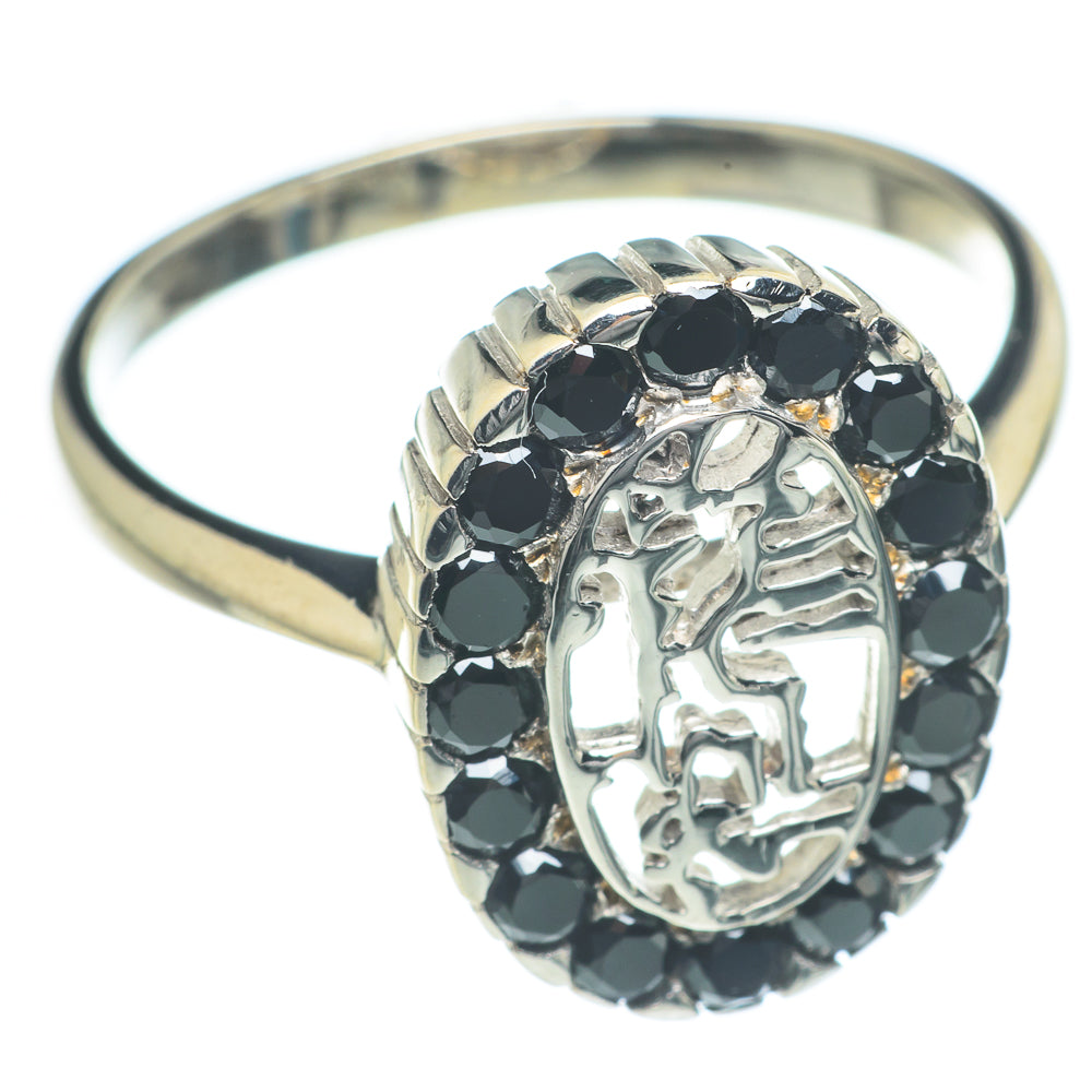 Black Onyx Rings handcrafted by Anasilvercos - RING62044