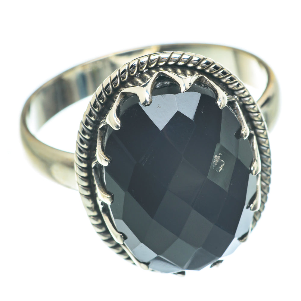 Black Onyx Rings handcrafted by Anasilvercos - RING62045 - Photo 2