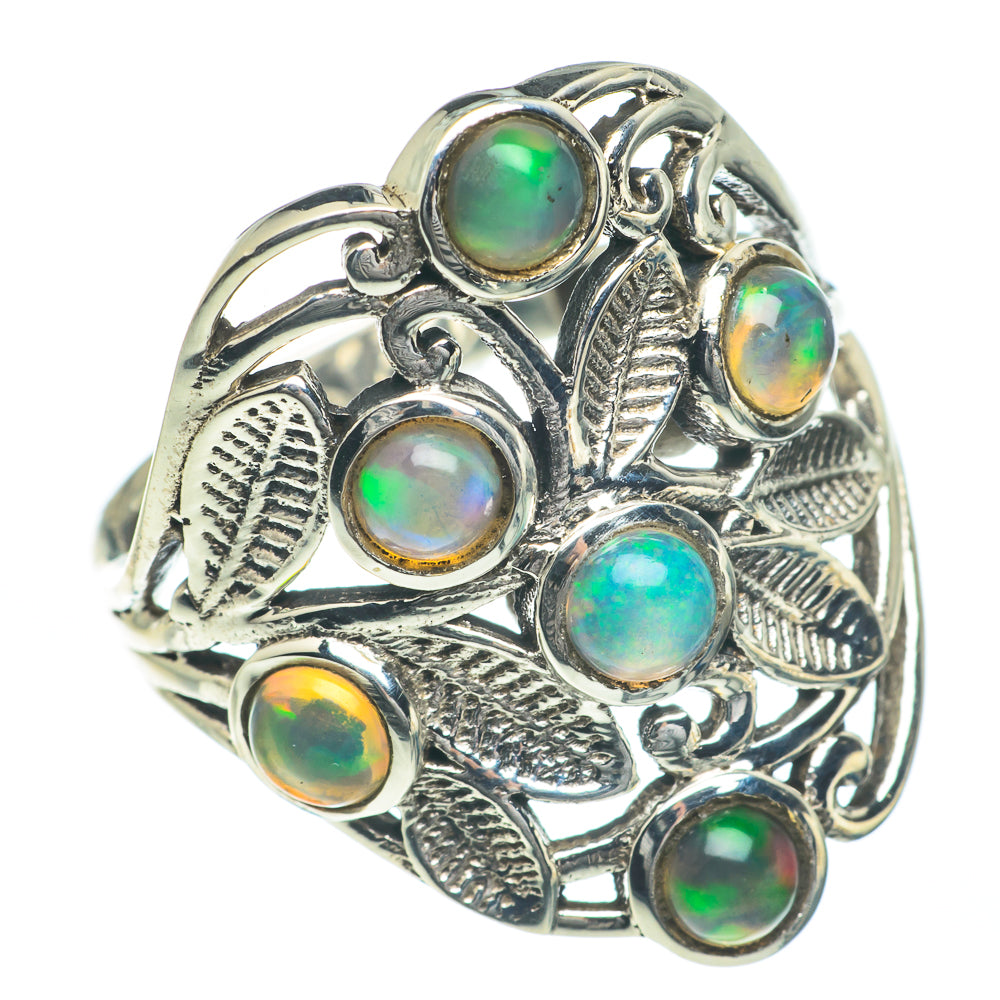 Ethiopian Opal Rings handcrafted by Anasilvercos - RING62049