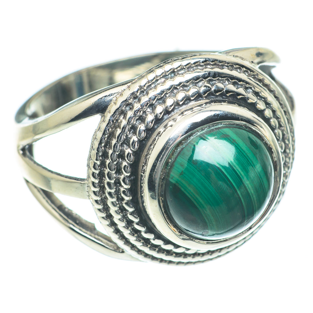Malachite Rings handcrafted by Anasilvercos - RING62061