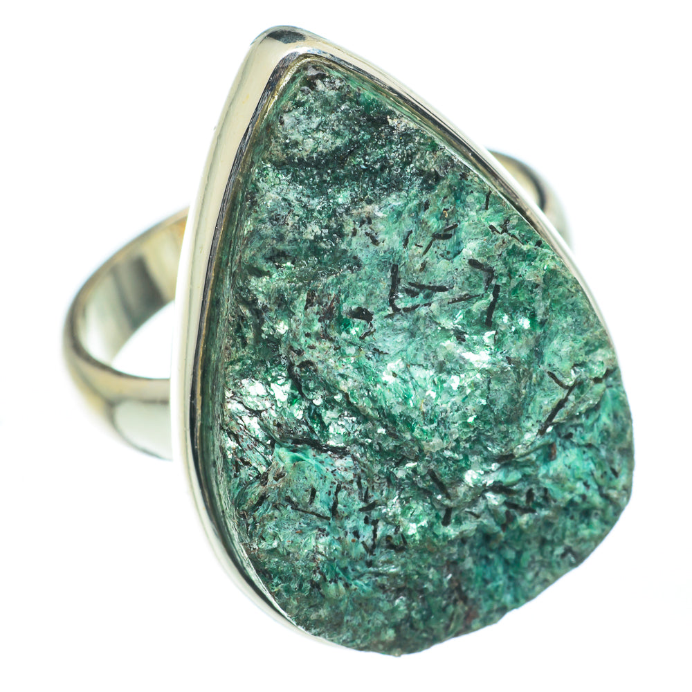 Green Fuchsite Rings handcrafted by Anasilvercos - RING62062