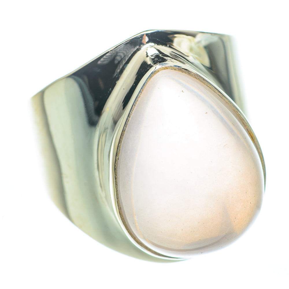 Rose Quartz Rings handcrafted by Anasilvercos - RING62071