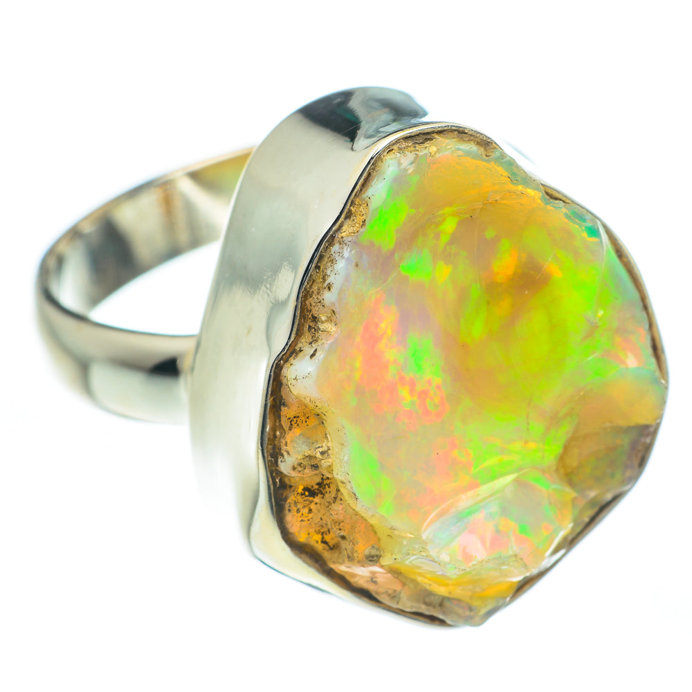 Ethiopian Opal Rings handcrafted by Anasilvercos - RING62084