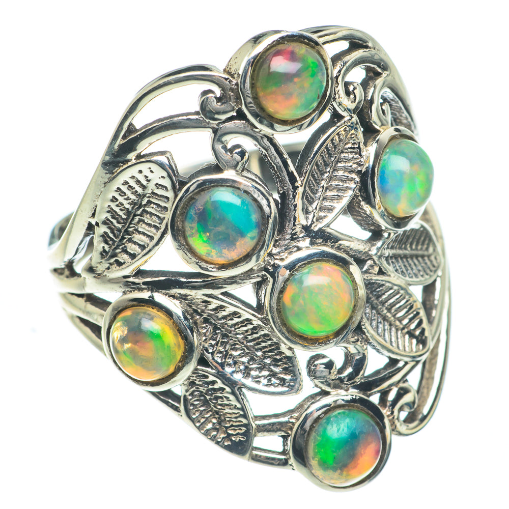 Ethiopian Opal Rings handcrafted by Anasilvercos - RING62085