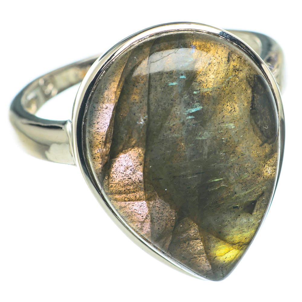 Labradorite Rings handcrafted by Anasilvercos - RING62090