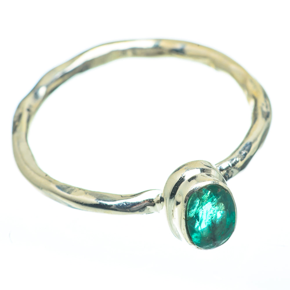 Zambian Emerald Rings handcrafted by Anasilvercos - RING62094