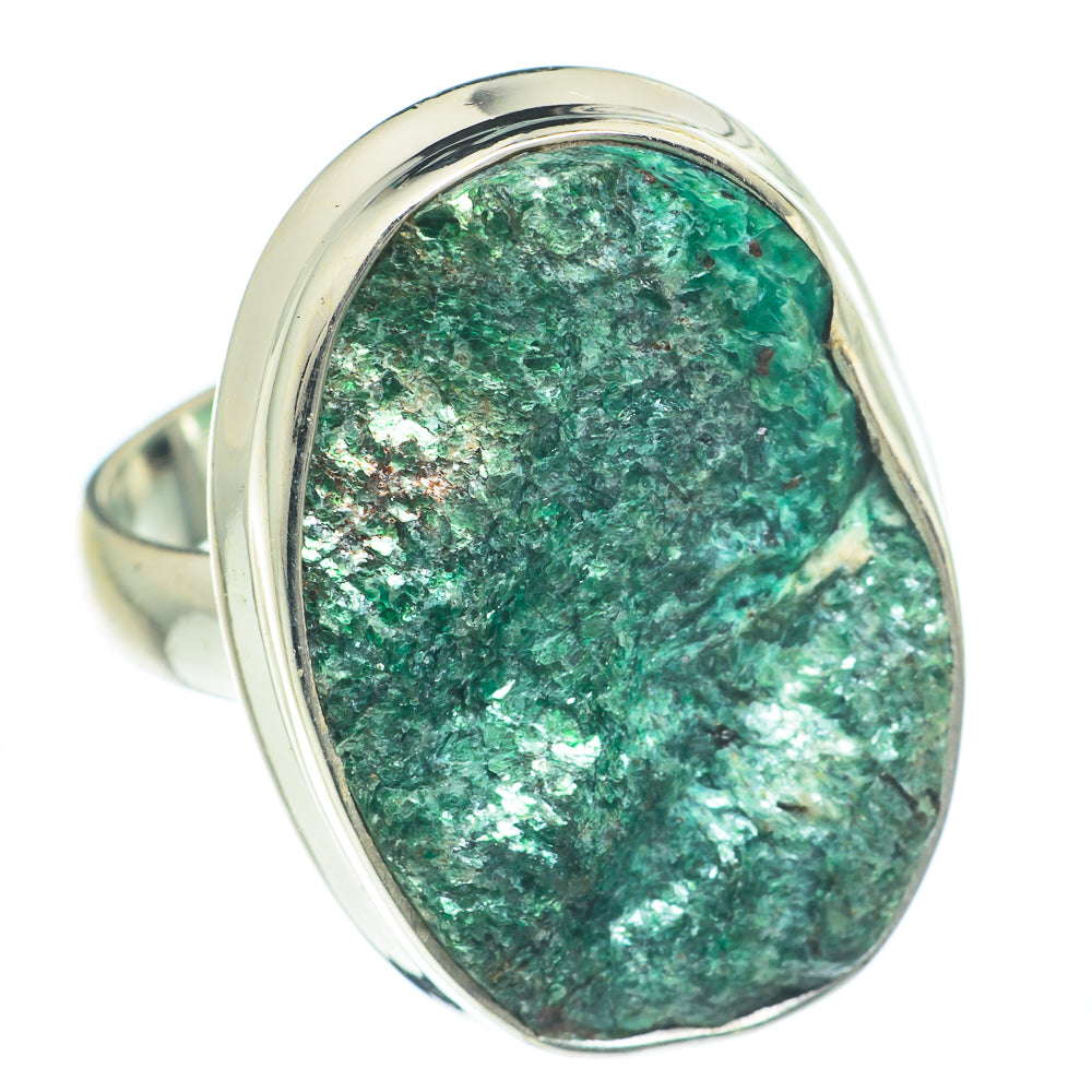 Green Fuchsite Rings handcrafted by Anasilvercos - RING62095