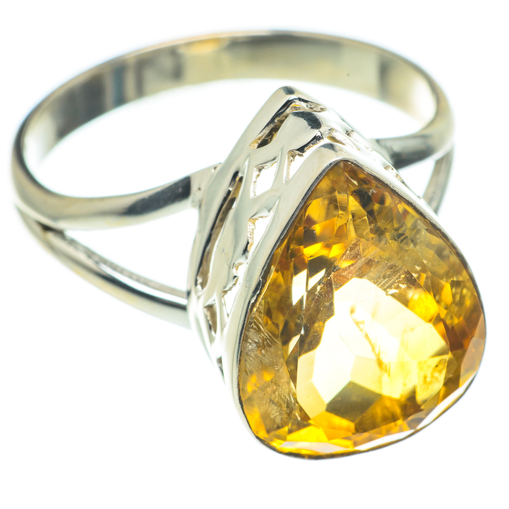 Citrine Rings handcrafted by Anasilvercos - RING62099