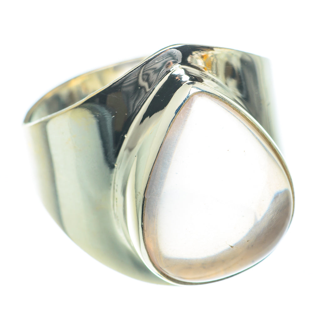 Rose Quartz Rings handcrafted by Anasilvercos - RING62104