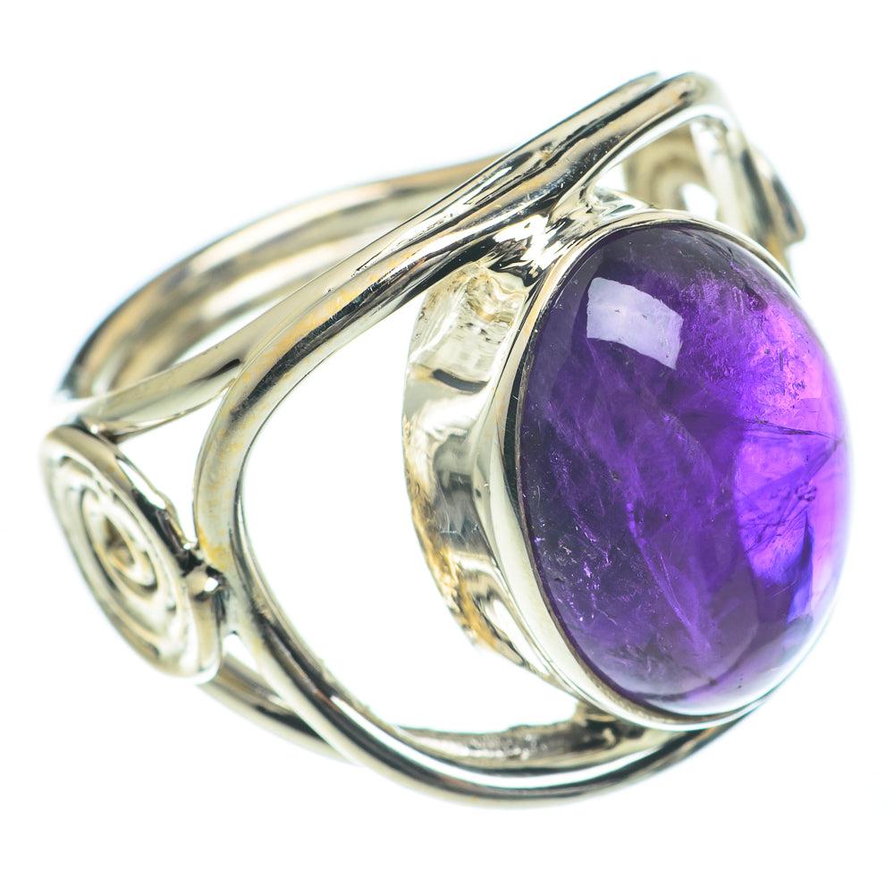 Amethyst Rings handcrafted by Anasilvercos - RING62106