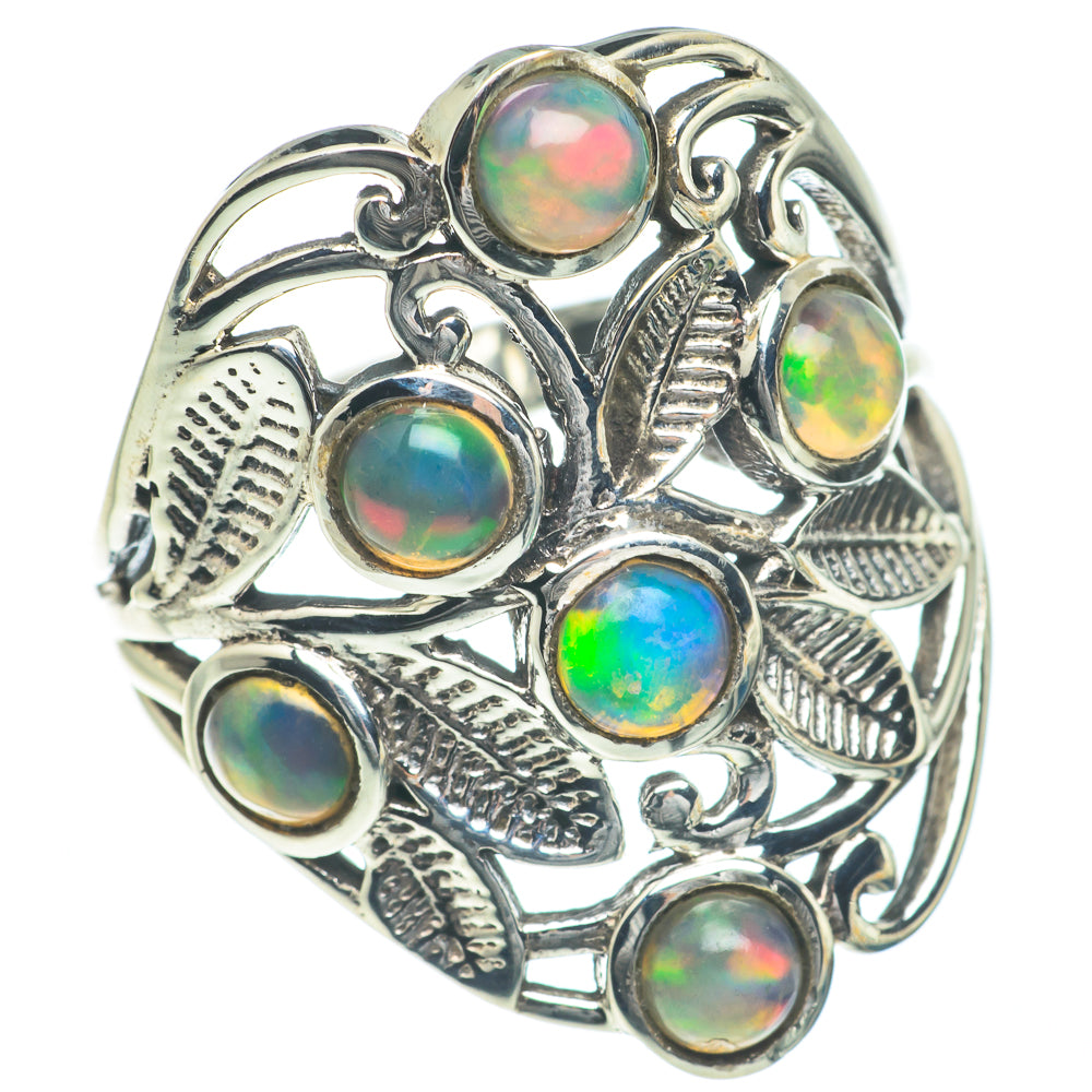 Ethiopian Opal Rings handcrafted by Anasilvercos - RING62114