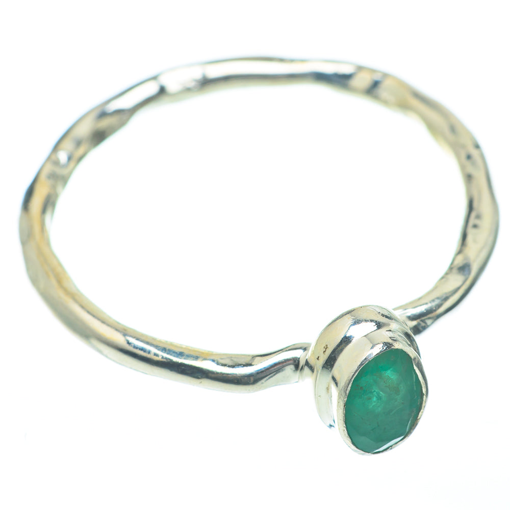 Zambian Emerald Rings handcrafted by Anasilvercos - RING62120