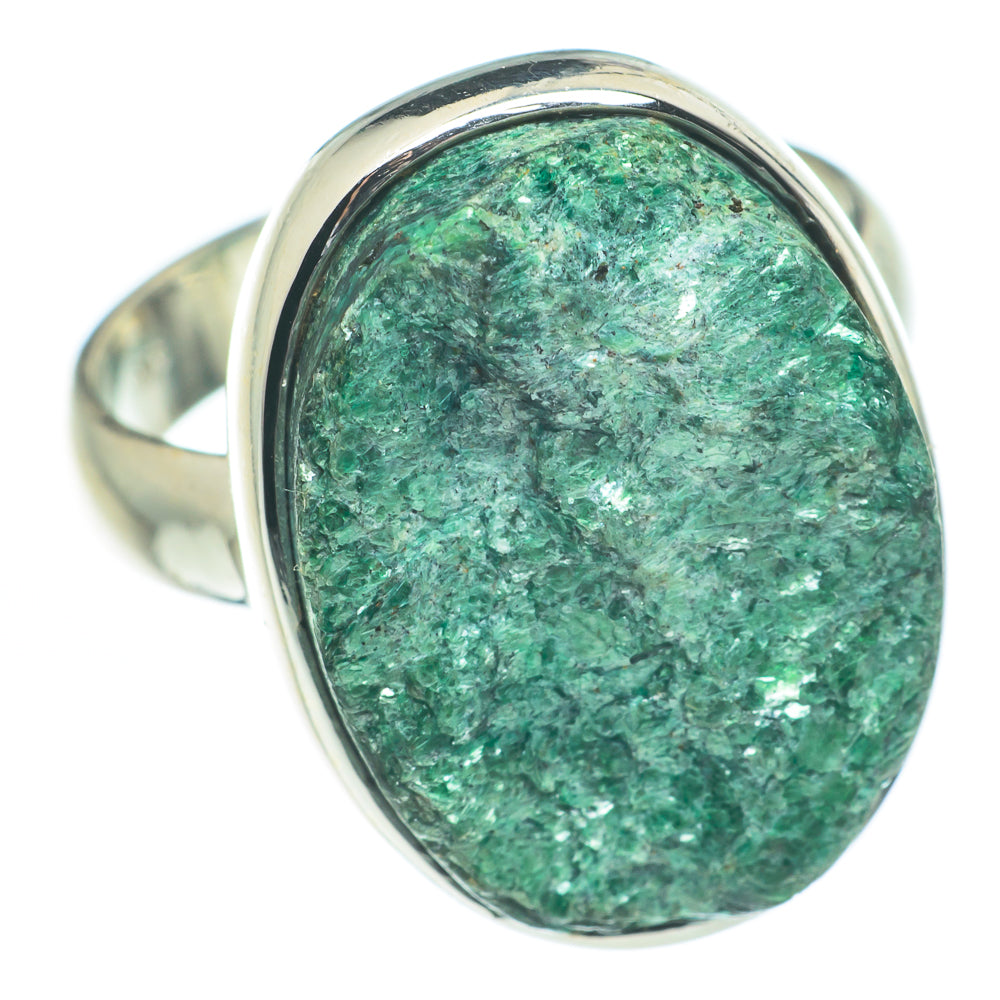 Green Fuchsite Rings handcrafted by Anasilvercos - RING62122