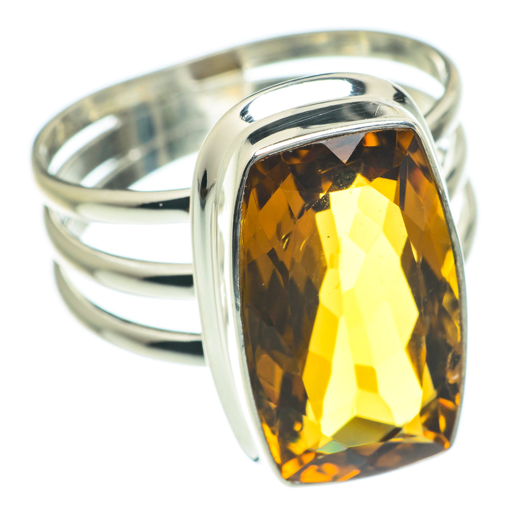 Mandarin Citrine Rings handcrafted by Anasilvercos - RING62129