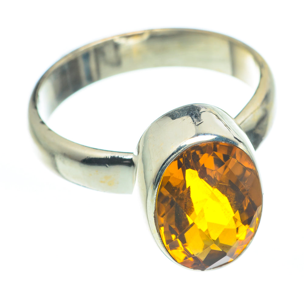 Mandarin Citrine Rings handcrafted by Anasilvercos - RING62130