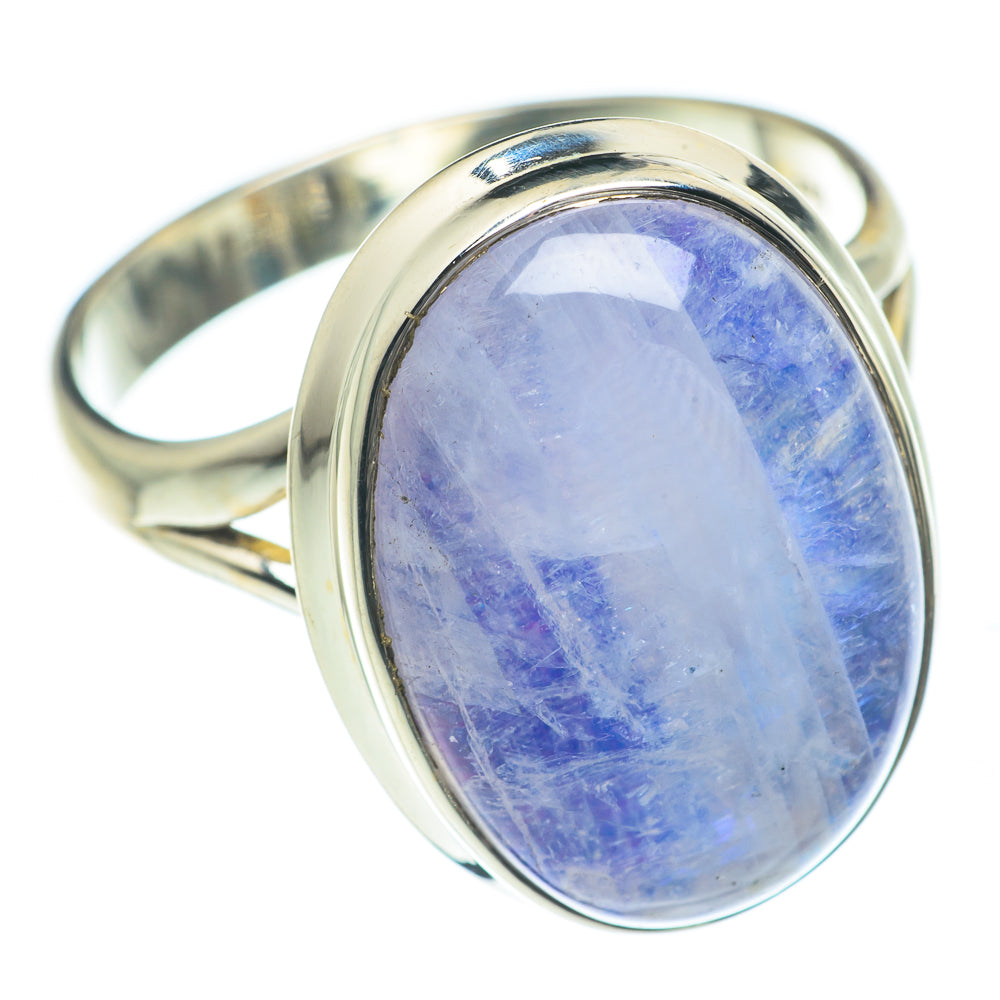 Rainbow Moonstone Rings handcrafted by Anasilvercos - RING62140