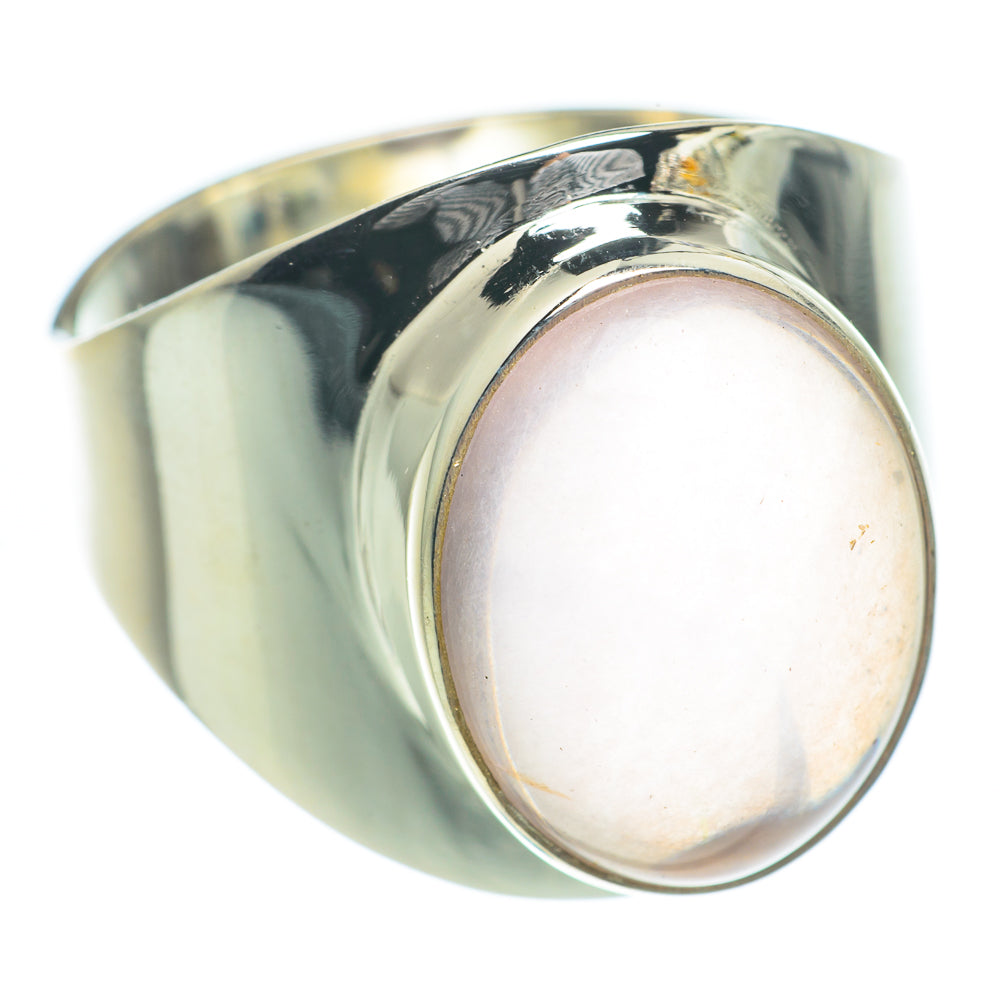 Rose Quartz Rings handcrafted by Anasilvercos - RING62163