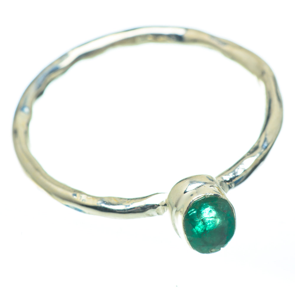 Zambian Emerald Rings handcrafted by Anasilvercos - RING62178