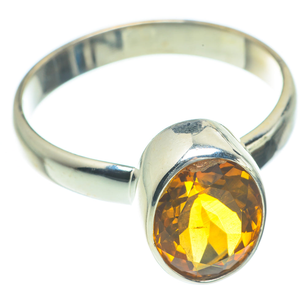 Mandarin Citrine Rings handcrafted by Anasilvercos - RING62181