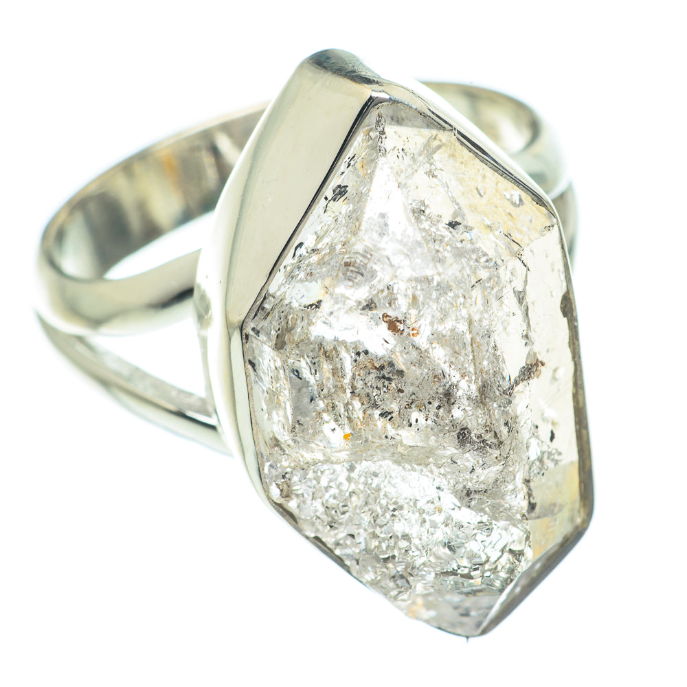 Herkimer Diamond Rings handcrafted by Anasilvercos - RING62190