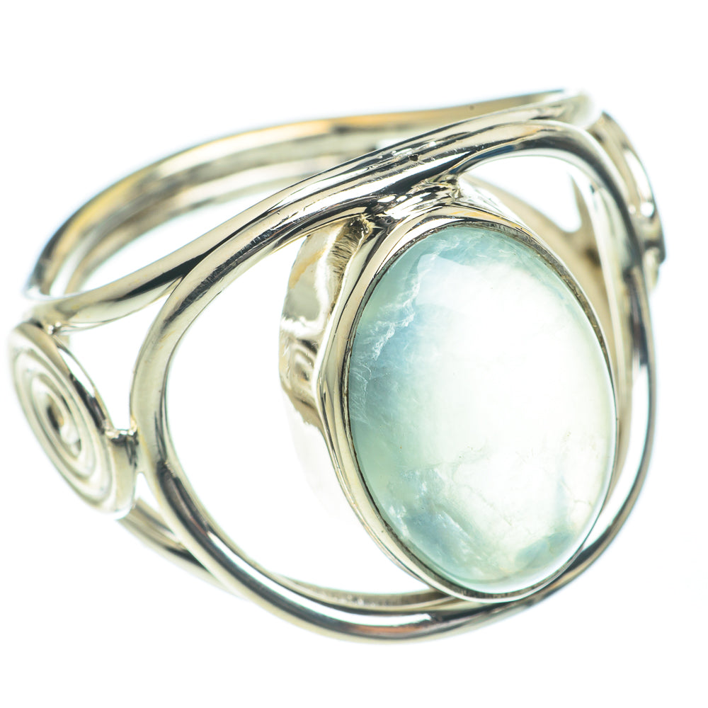 Aqua Chalcedony Rings handcrafted by Anasilvercos - RING62196