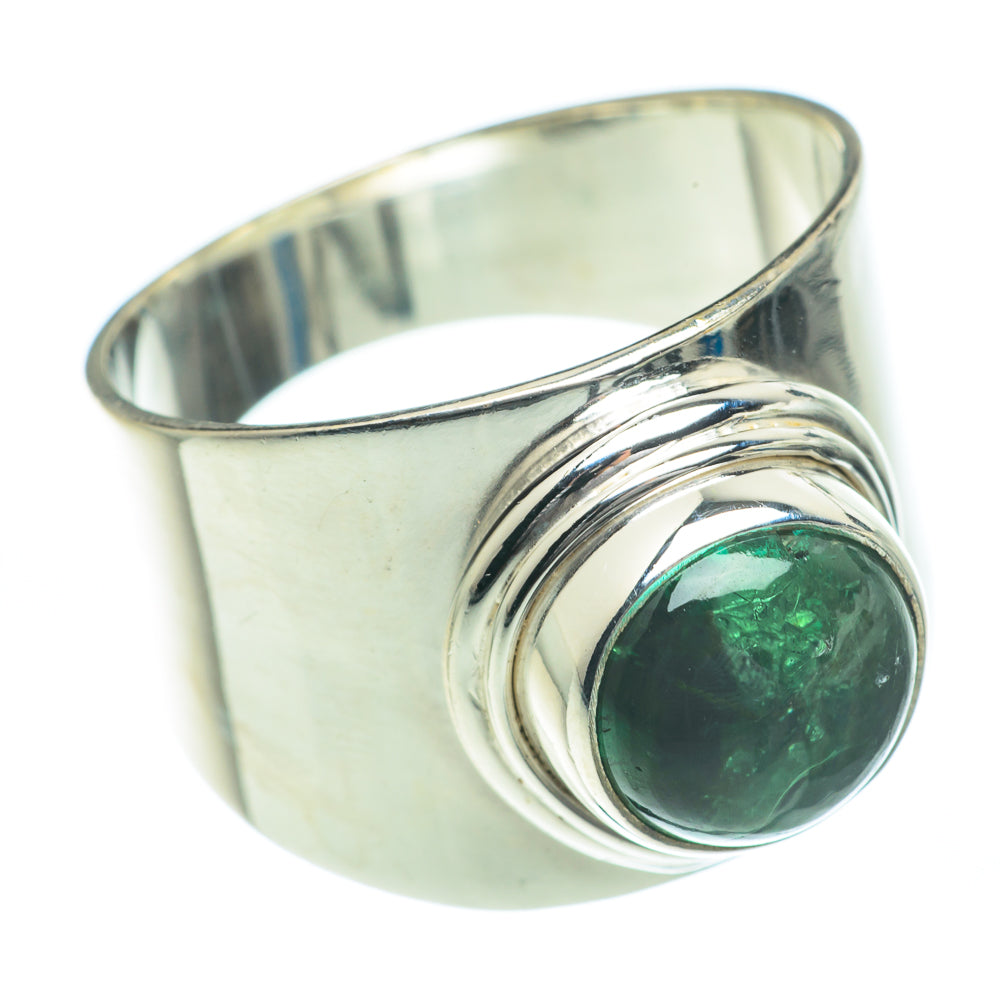 Green Tourmaline Rings handcrafted by Anasilvercos - RING62197