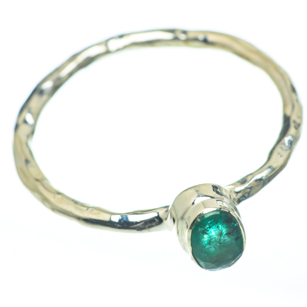 Zambian Emerald Rings handcrafted by Anasilvercos - RING62200