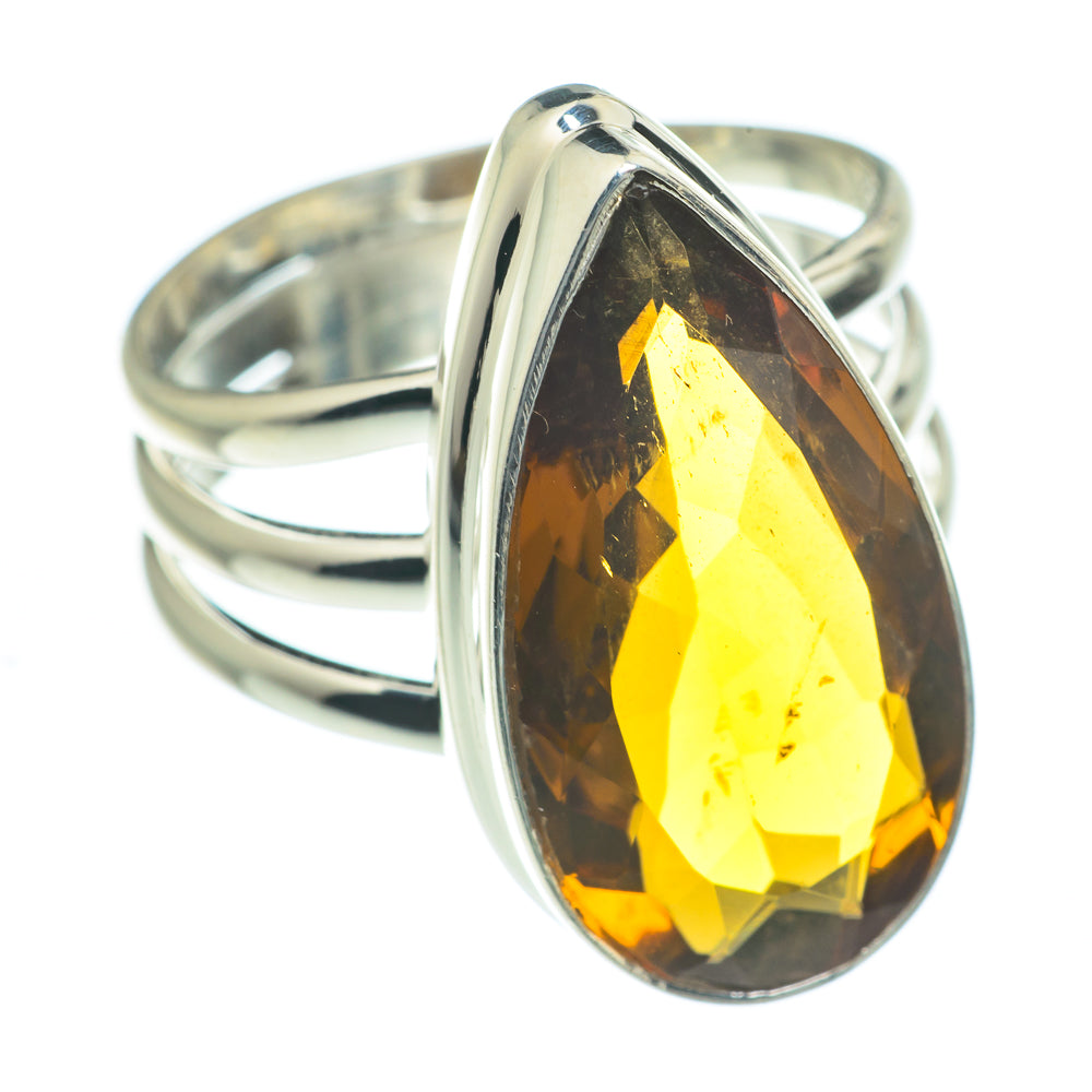 Mandarin Citrine Rings handcrafted by Anasilvercos - RING62202