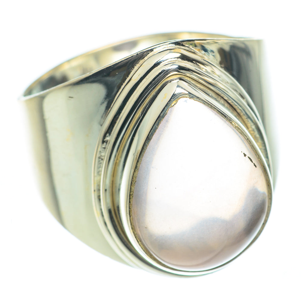 Rose Quartz Rings handcrafted by Anasilvercos - RING62207