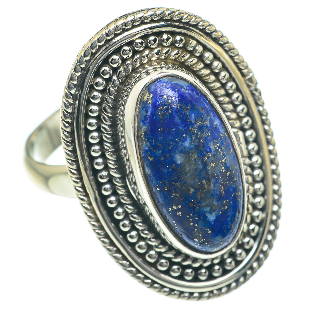 Lapis Lazuli Rings handcrafted by Anasilvercos - RING62215