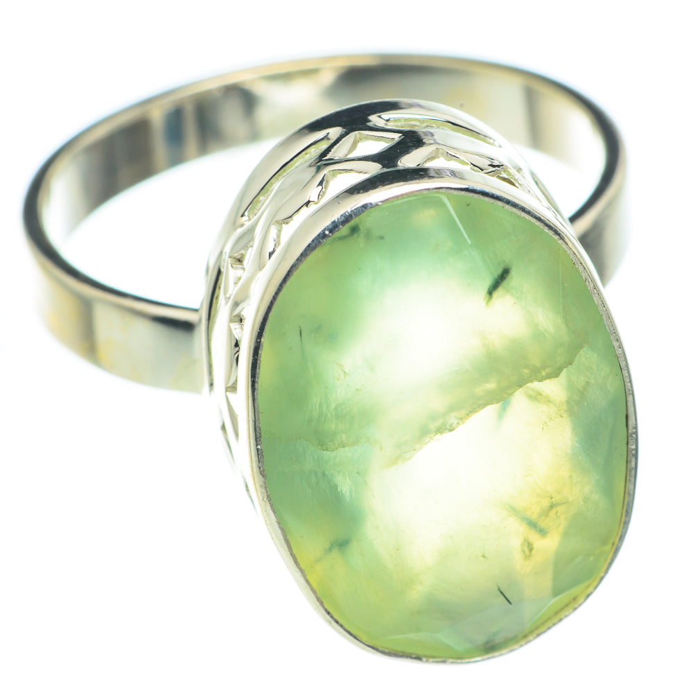 Prehnite Rings handcrafted by Anasilvercos - RING62217